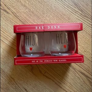 Rae Dunn Wine Glasses